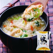 【鶏ぞうすい】庭先鶏の手ほぐしささ身に、えのきや白ねぎがたっぷりの口コミ（クチコミ）情報の商品写真