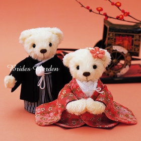 【和装ウェルカムベア手作りキット】結婚式・お正月・ウェディングベア。マスコットにの口コミ（クチコミ）情報の商品写真