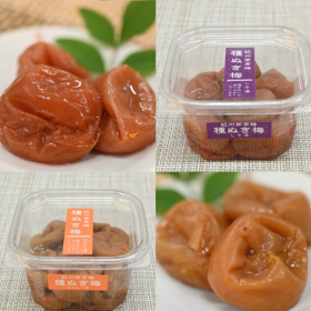 「種抜き梅（しそ漬・はちみつ漬）（川辺食品株式会社）」の商品画像