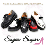 「34-4508　ラバーソールシューズ（ヒモタイプ）（株式会社ヤマダ「Sugar Sugar（シュガーシュガー）」）」の商品画像