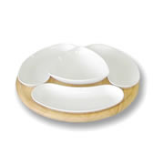 回転プレート　プレート＆ボウルセット　Ｍの商品画像