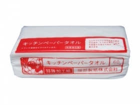「キッチンペーパー　60W（KEキピ-3） -服部製紙株式会社-	（服部製紙株式会社）」の商品画像