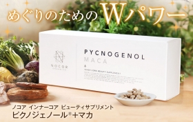 ノコア　ピクノジェノール+マカ　インナーコアビューティーサプリメントの商品画像