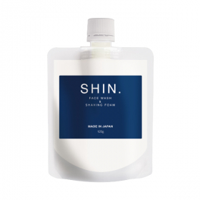SHIN.フェイスウォッシュ＆シェービングフォーム 120gの商品画像