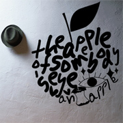 【ウォールステッカー】an apple (S)の口コミ（クチコミ）情報の商品写真