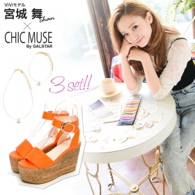 【限定コラボ3点SET】ViViモデルまいぷぅ&times;CHICMUSE3点SETサンの商品画像