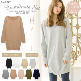 [2点SET]選べる2TYPE洗えるハイゲージワンピースの口コミ（クチコミ）情報の商品写真