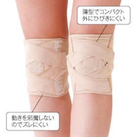 「らくらく温泉ひざサポーター（プロイデア／アイソシアル／ラボネッツ）」の商品画像の2枚目