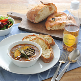 夏のチキンカレーセットの商品画像