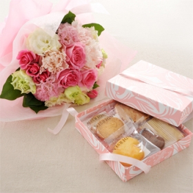 フラワーブケ―&スイーツの商品画像