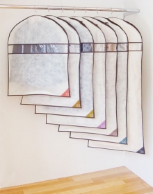 ぴったり丈でsu:ttoジャストサイズ洋服カバー【衣替え・クローゼット収納】の商品画像