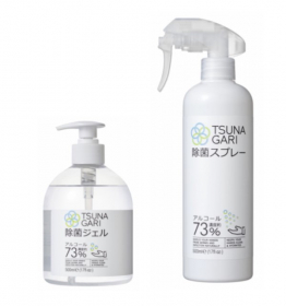 「TSUNAGARIアルコール除菌ジェル＆スプレーセット（イノベイション株式会社）」の商品画像