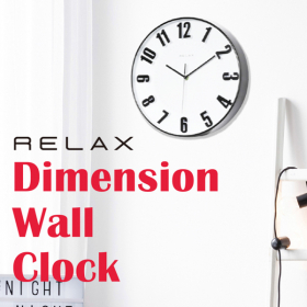 「Dimension WALL CLOCK/ディメンション ウォールクロック（株式会社シンシア）」の商品画像