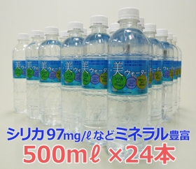 美ウォーター　500mL&times;24本【BlueLabel】の商品画像