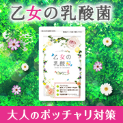 「話題の生きた酵素と乳酸菌の二つの力で、ぽっちゃり脱出！【乙女の乳酸菌】（株式会社メリーウェザー）」の商品画像
