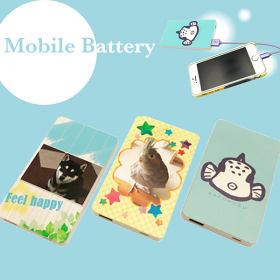 「【写真印刷】オリジナル写真プリントモバイルバッテリー4,000mAh（プリンタス株式会社）」の商品画像