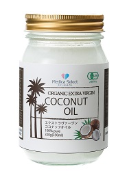 メディカセレクト　エキストラヴァージンココナッツオイル　オーガニック/無添加の口コミ（クチコミ）情報の商品写真