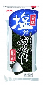 「塩付おにぎりのり（株式会社浜乙女）」の商品画像