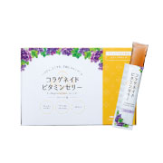 「手軽においしく、おやつ代わりに【コラゲネイドビタミンゼリー（グレープ味）】 　（新田ゼラチンダイレクト）」の商品画像