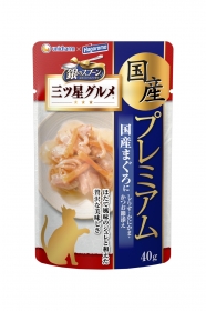 銀のスプーン 三ツ星グルメパウチ 国産プレミアム 国産まぐろ　40gの商品画像