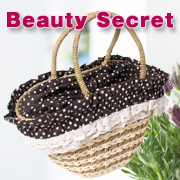 「★送料無料★水玉デザインがとってもキュート♪トートタイプのメイズカゴバッグ♪（オクト株式会社）」の商品画像