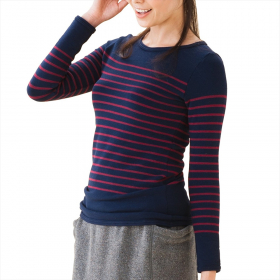 「JOTO.あったかボーダーシャツ（ワシオ株式会社）」の商品画像