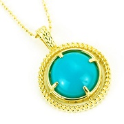 「オルジュ」 Orge  ターコイズ　ペンダントトップの口コミ（クチコミ）情報の商品写真