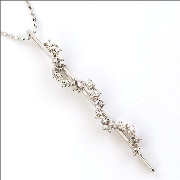 「「月光」ローズカット＆ブリリアントカット ダイヤモンドペンダントトップ（株式会社ベーネユナイテッド）」の商品画像