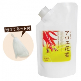 「アロエ花蜜フェイスウォッシュ100g(泡立てネット付き) （アロインス製薬株式会社）」の商品画像