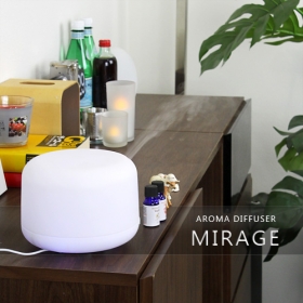 アロマディフューザー 超音波式加湿器 MIRAGE（ミラージュ） BBF-005の商品画像