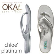 「もう皆さんご存知のサンダルブランド♪OKA.b  chloe platinum（ホームページネットショップ相談室）」の商品画像
