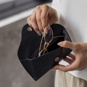 イタリア製 本革 花柄 メガネケース【GIUDI/ジウディ】の商品画像