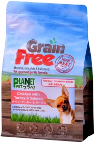 「プラペ！(小型・中型犬用) グレインフリー チキン、ターキー＆サーモン（プラネットペット 株式会社）」の商品画像