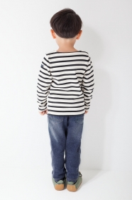 「ノビッツ　元気いっぱい！らくノビストレッチパンツ　インディゴブルー（株式会社フェリシモ）」の商品画像の4枚目