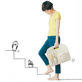 すぐお片づけ完了！　ざっくり入れて持ち運べる　バッグ形収納の会の商品画像