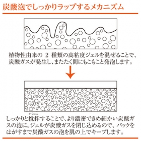 「濃密泡ラッピング！　はがせる炭酸ジェルパックの会（株式会社フェリシモ）」の商品画像の4枚目