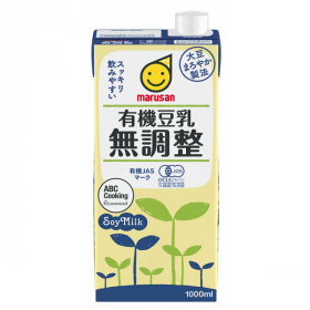 有機豆乳無調整 1000mlの商品画像