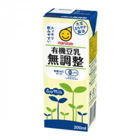 有機豆乳無調整 200㎖の商品画像