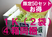 「だだちゃ豆（晩生）１k（500g&times;２袋）４箱（アドオフィスブロードビーンズ　まめ印屋）」の商品画像の1枚目