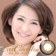 【度無し1dayカラコン】エバカラ―ワンデー☆クリスタルブラウンの口コミ（クチコミ）情報の商品写真