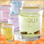 ヒーリングストーンアクアキャンドルの商品画像