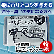 「髪にハリとコシ！「なまこシャンプー 炭入り 特濃」（株式会社ユニティーベル）」の商品画像
