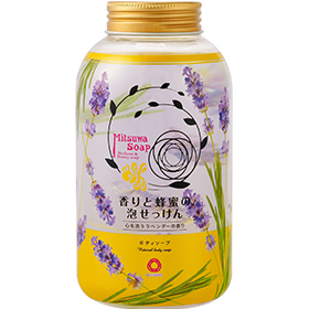 「ミツワ 香りと蜂蜜の泡せっけんラベンダー（ミツワ石鹸株式会社）」の商品画像
