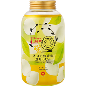 「ミツワ 香りと蜂蜜の泡せっけんクチナシ（ミツワ石鹸株式会社）」の商品画像