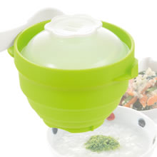 「リッチェル 使っていいね！　電子レンジ用シリコーン調理器（株式会社リッチェル）」の商品画像