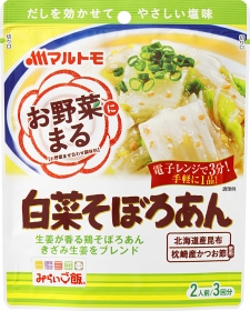 「「お野菜まる（Ｒ）」白菜そぼろあん（マルトモ株式会社）」の商品画像