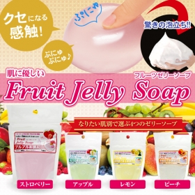 ♪ぷるぷる洗顔♪　フルーツゼリーソープの商品画像