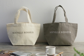 「NOUVELLE　BONHEUR　キャンバストートバッグ　S（アンジェ web shop）」の商品画像