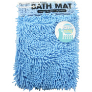 マイクロファイバーバスマット ブルー 40 x 60 cmの商品画像