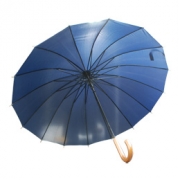 「55cm16本骨ボンジージャンプ和傘(紺)（美・食・住にこだわった健康志向ショップ「オーガニックママ」）」の商品画像